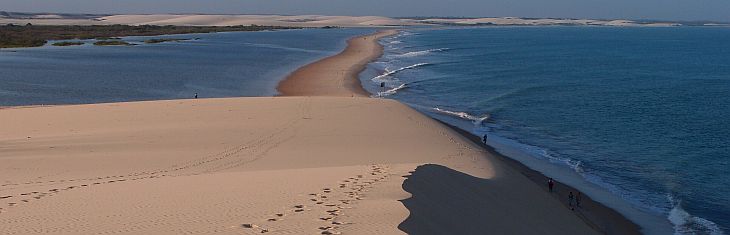 Jericoacoara, no Cear&aacute; (Brasil)